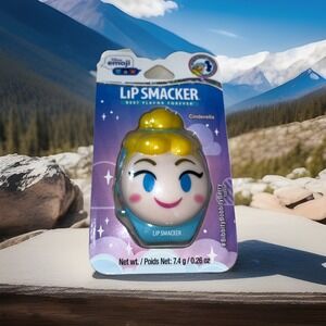 Disney Emoji Cinderella Lip Smacker Forever 0.26 Oz Bibbity Bobbity Berry‎ New